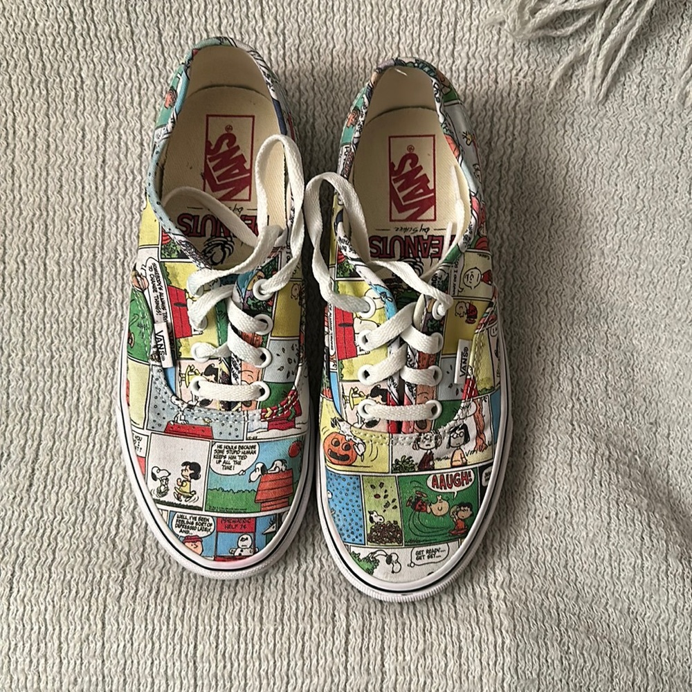 Peanuts comic vans